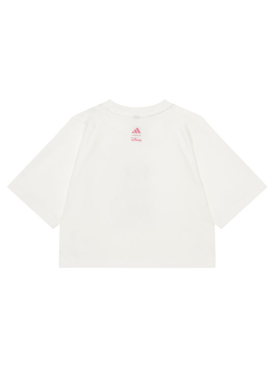 adidas adidas T-Shirt Disney Minnie Mouse JL9191 Biały Loose Fit