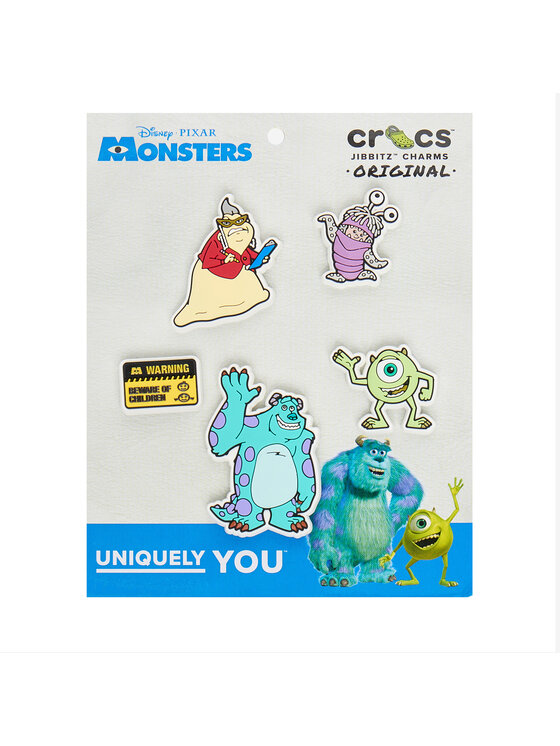 Crocs Crocs Ozdoba na obuv Jibbitz™ Monsters Inc 5-Pack 10014921 Barevná