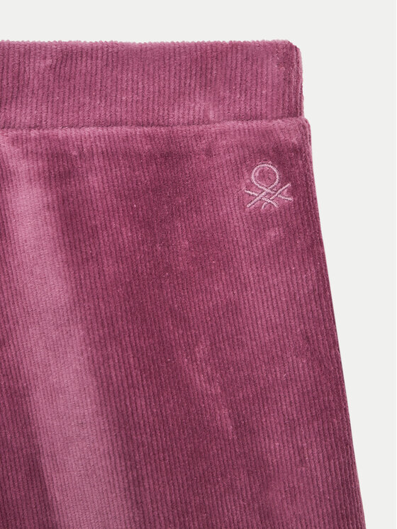 United Colors Of Benetton United Colors Of Benetton Текстилни панталони 4DZBGF01E Виолетов Wide Leg