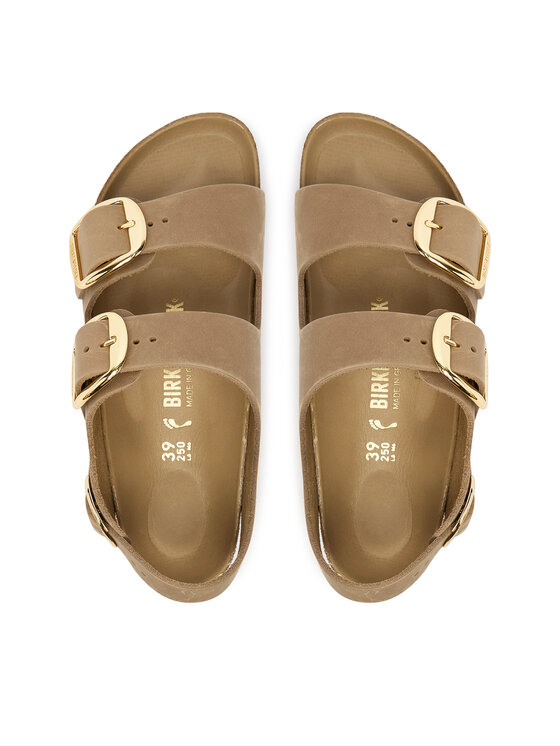 Birkenstock Birkenstock Sandały Milano Big Buckle Hex 1031782 Brązowy