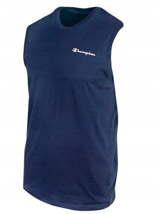 Champion Champion Tank top 218540 Niebieski Comfortable Fit