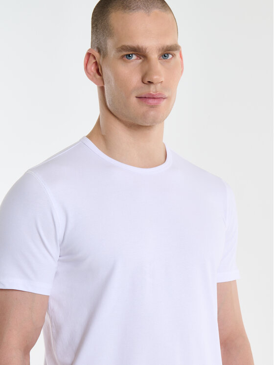BIG STAR BIG STAR T-Shirt CLASSAC Biały Slim Fit