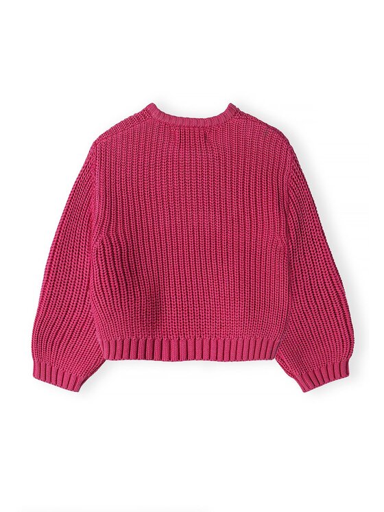 minoti minoti Sweter 32KNIT103 Różowy Regular Fit