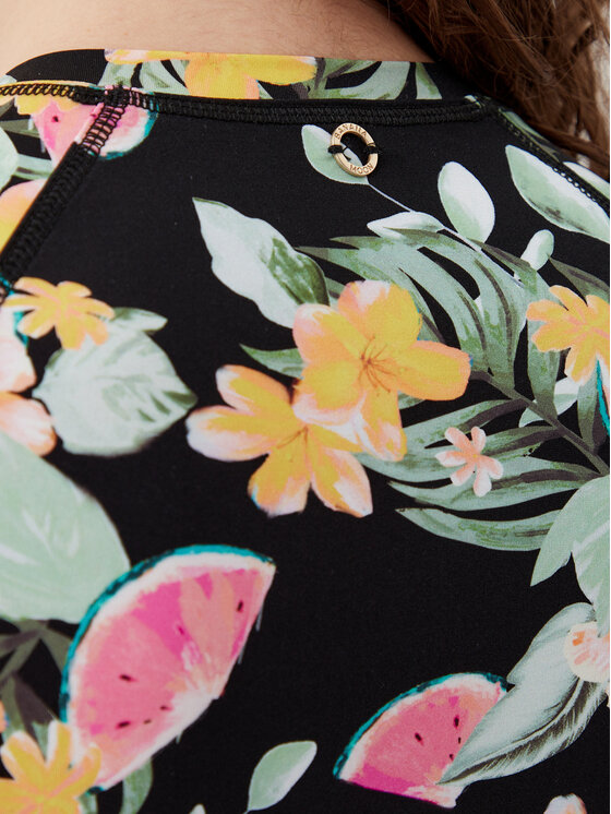 Banana Moon Banana Moon Top pentru înot Oohla Print Negru