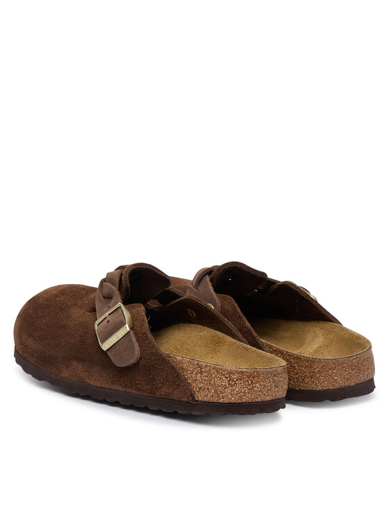 Birkenstock Birkenstock Papucs Boston Braided 1031716 Barna