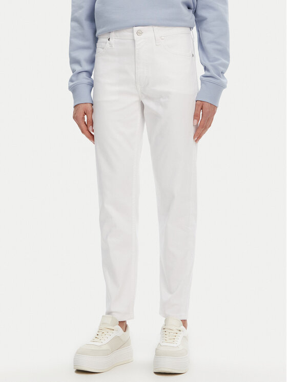 Calvin Klein Calvin Klein Jeansy K20K208261 Bílá Slim Fit
