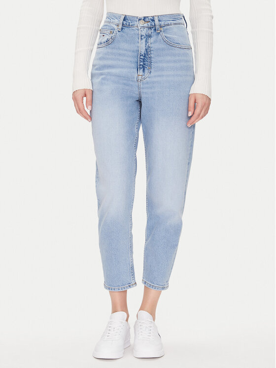 Tommy Jeans Farmer Mom Jean Uh Tpr Bi0112 Co DW0DW20041 Kék Regular Fit