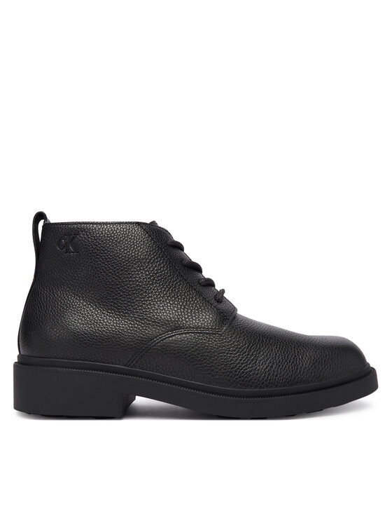 Calvin Klein Calvin Klein Škornji Dress Lug Desert Boot Lth YM0YM01427 Črna