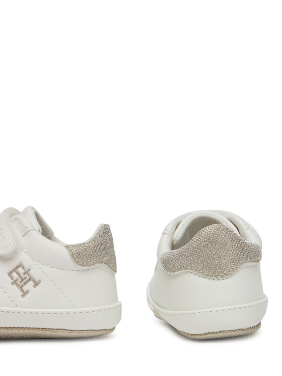 Tommy Hilfiger Tommy Hilfiger Sneakers Low Cut Velcro Sneaker T0A9-33722-1528 Bianco