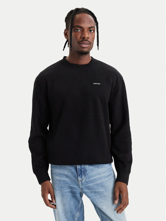Guess Jeans Guess Jeans Sweatshirt M6BQ03 K5404 Schwarz Regular Fit