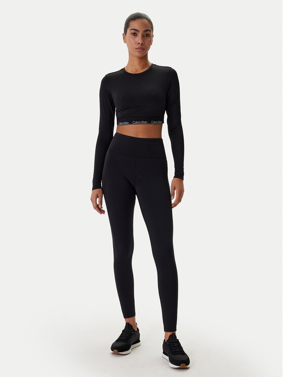 Calvin Klein Swimwear Calvin Klein Swimwear Bluza LV00Q61128 Črna Slim Fit