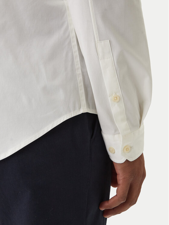 Tommy Jeans Tommy Jeans Marškiniai DM0DM04405 Balta Slim Fit