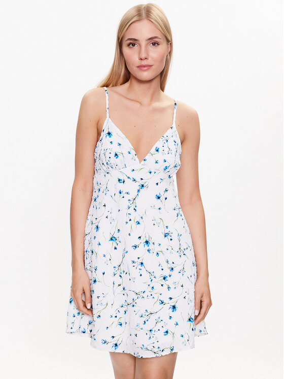 Gina Tricot Gina Tricot Suvekleit Mini dress 19932 Valge Regular Fit