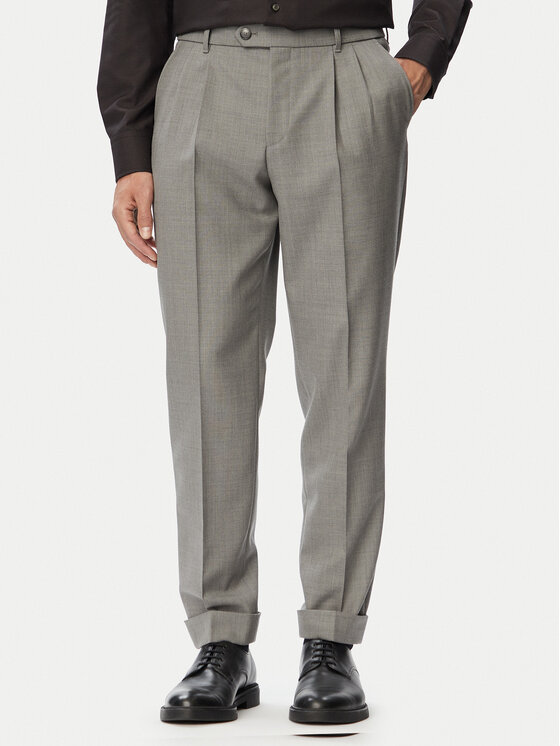 Boss Pantaloni de costum H-Perin-263 50567532 Tapered Fit