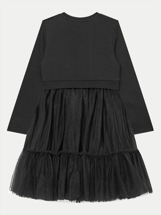 Guess Guess Kleid für den Alltag J4YK06 KB8R0 Schwarz Regular Fit