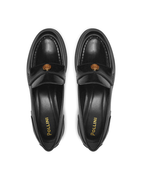 Pollini Pollini Loafersy PA10034G1LPC0000 Czarny
