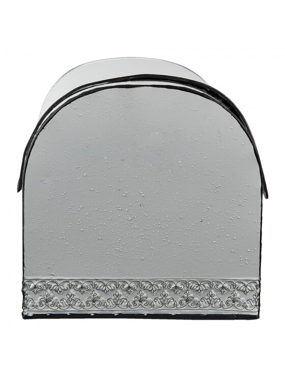 MIAhome MIAhome Chlebak metalowy retro Fresh Bread Biały