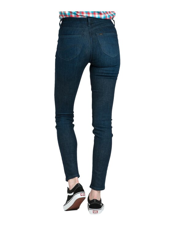 Lee Lee Jeansy L626SLKC Granatowy Skinny Fit