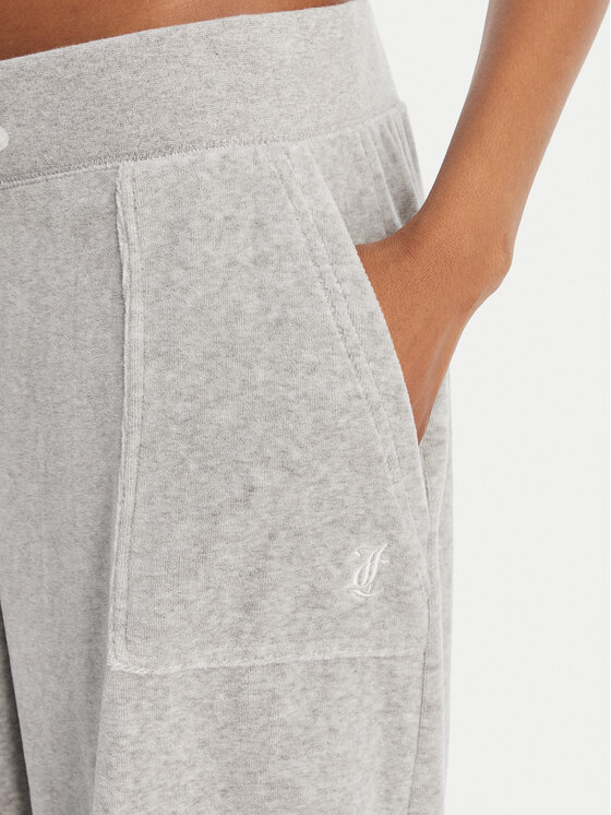Juicy Couture Juicy Couture Donji dio trenerke Yuka JCBBJ225803 Siva Wide Leg