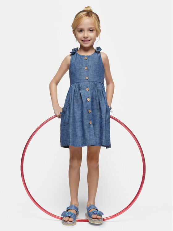 Mayoral Mayoral Suvekleit 3928 Sinine Regular Fit