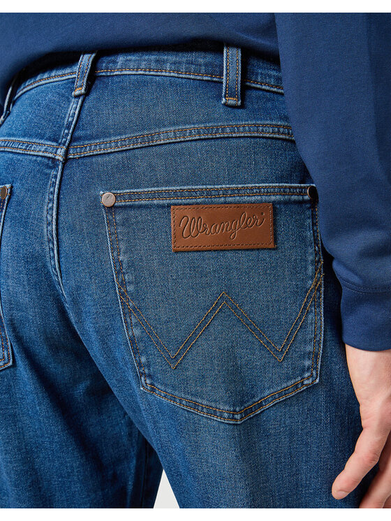 Wrangler Wrangler Jeansy FRONTIER Niebieski Regular Fit