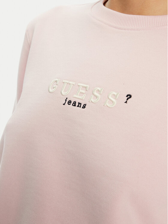 Guess Jeans Guess Jeans Bluza W5RQ28 K68I4 Beżowy Regular Fit
