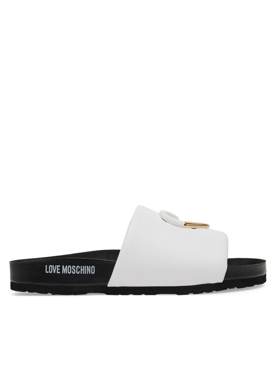 LOVE MOSCHINO LOVE MOSCHINO Şlapi JA28283G1MIE0100 Alb