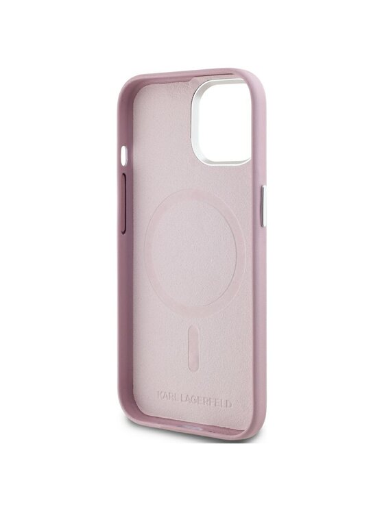 KARL LAGERFELD KARL LAGERFELD Etui na telefon iPhone 15 Różowy