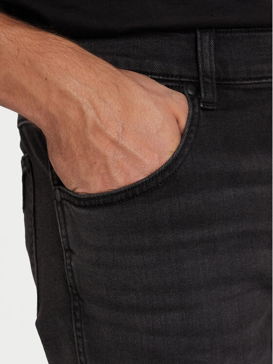 Wrangler Wrangler Jeansy Greensboro 112371640 Szary Straight Fit