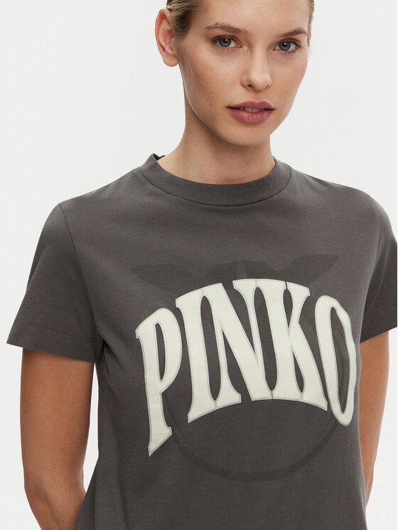 PINKO PINKO Tričko 101752 A2CT I63 Sivá Regular Fit