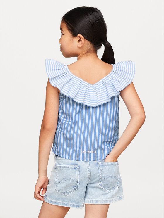 Tommy Hilfiger Tommy Hilfiger Blusa KG0KG07870 Blu Regular Fit