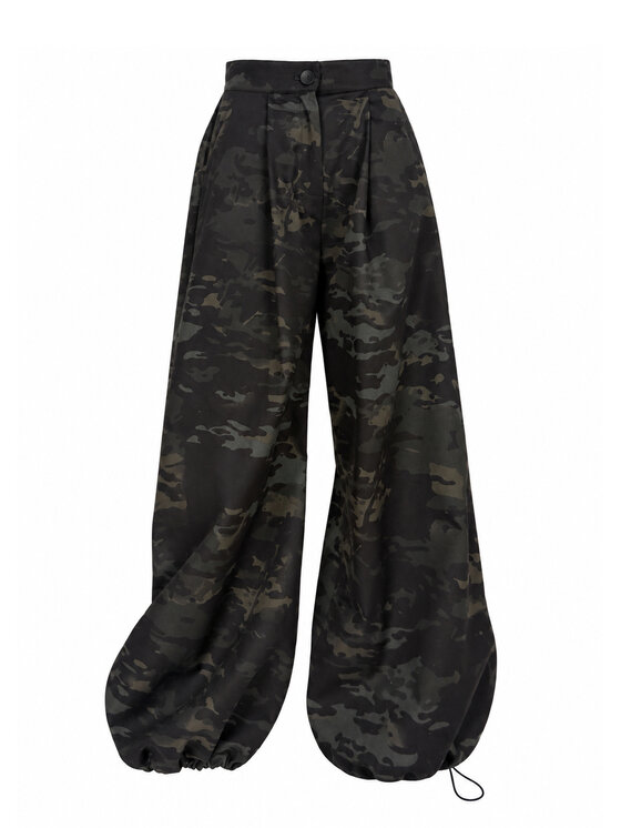 Love Saints Love Saints Spodnie dresowe L26WF-WD-K02 Zielony Oversize