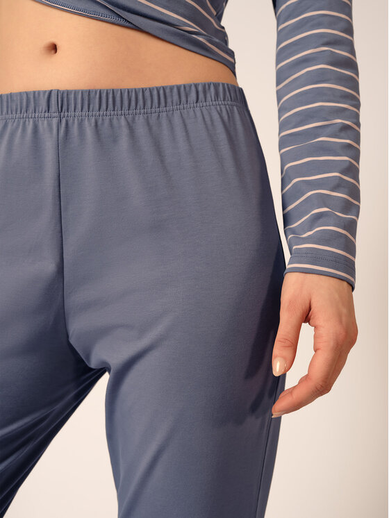 Huber Huber Nočná košeľa 19019 Modrá Regular Fit