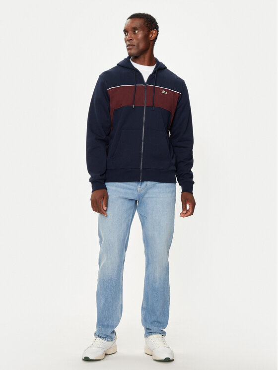 Lacoste Lacoste Majica dugih rukava SH2842 Tamnoplava Classic Fit