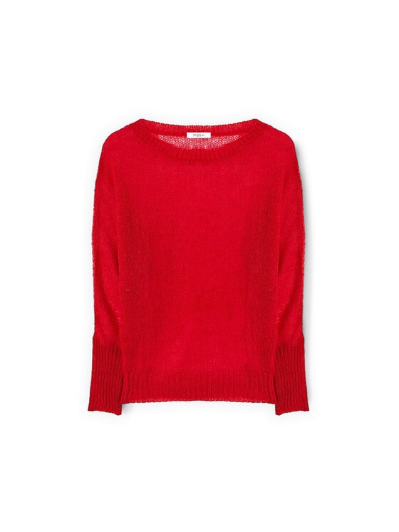 Motivi Motivi Cardigan M427W103661N016 Rosso Over Fit