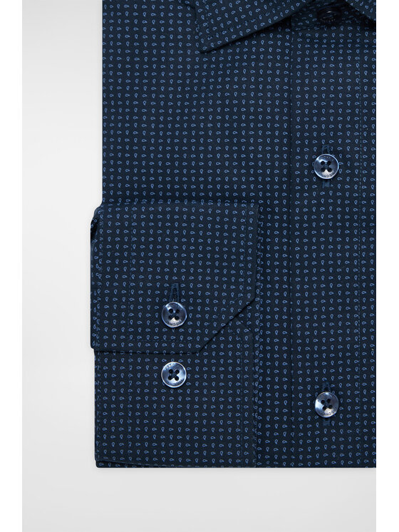 Próchnik Próchnik Koszula PM41 KO073224000038 Granatowy Slim Fit