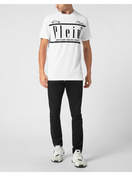 PHILIPP PLEIN PHILIPP PLEIN T-shirt 22255 Bianco Regular Fit