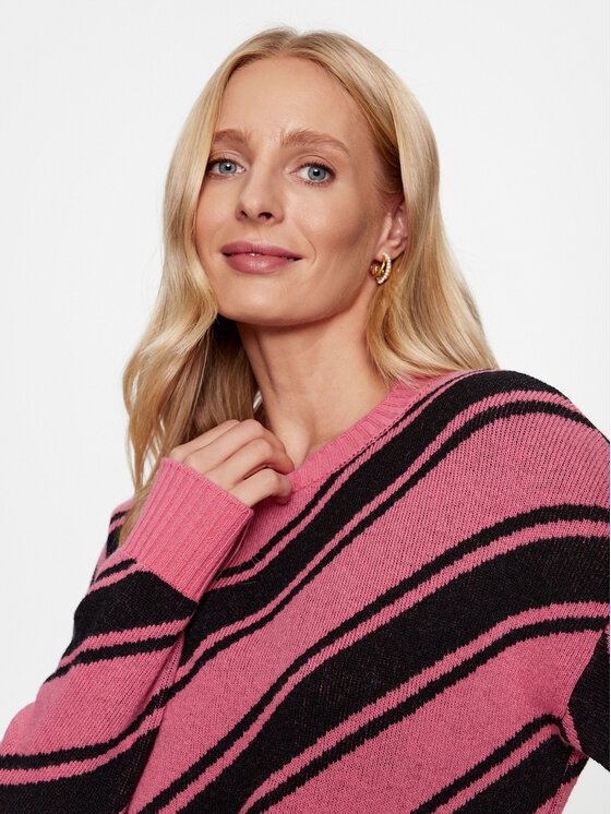 United Colors Of Benetton United Colors Of Benetton Sweter 1144E107C Różowy Regular Fit