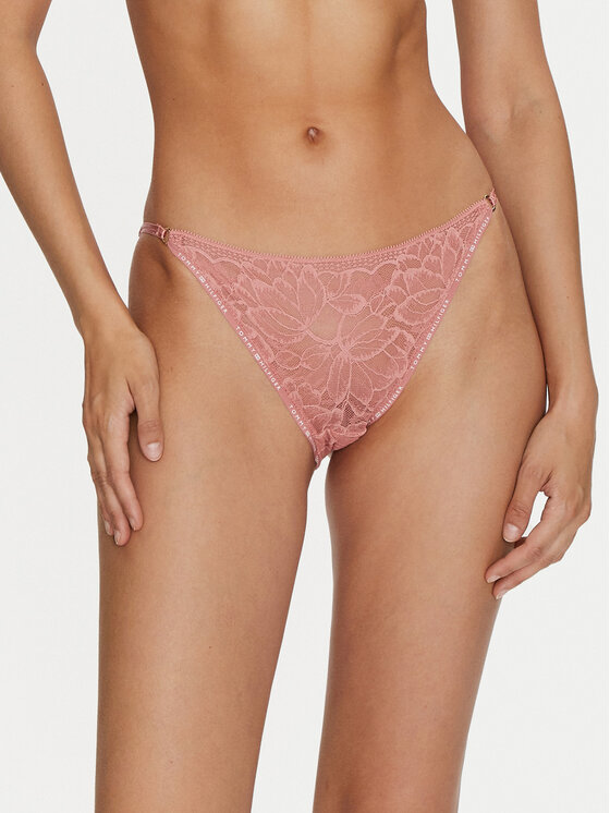 Tommy Hilfiger Klasické nohavičky UW0UW05249 Ružová
