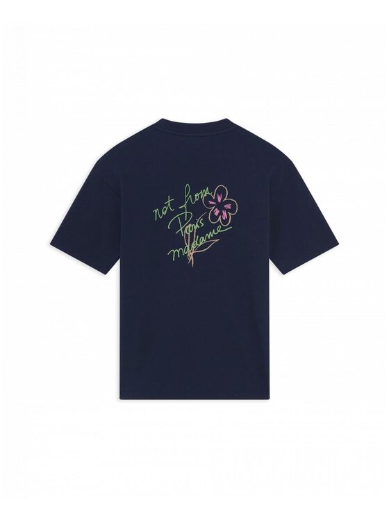 Drole de Monsieur Drole de Monsieur T-shirt g-ts188-co002-ny Blu Regular Fit