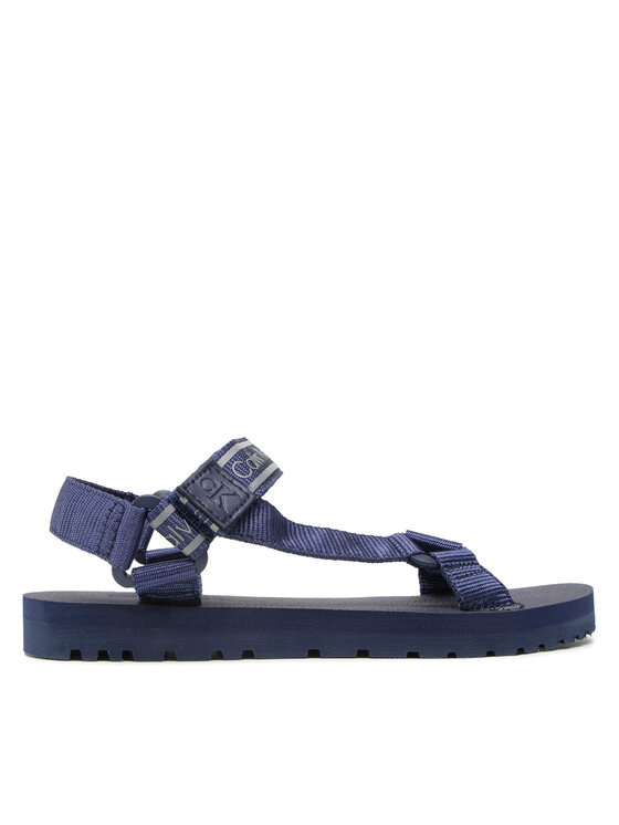 Calvin Klein Jeans Sandali Prefresato Sandal 1 YM0YM00352 Mornarsko modra