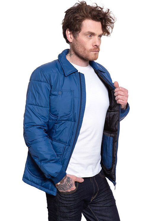 Lee Lee Kurtka przejściowa LIGHTWEIGHT PADDED Niebieski Regular Fit