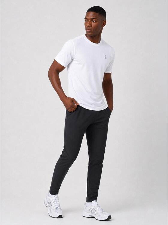 Jigga Wear Jigga Wear Koszulka techniczna 131623 Biały Regular Fit