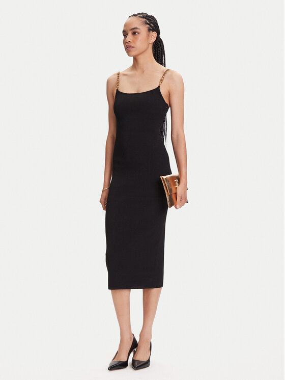 MICHAEL Michael Kors MICHAEL Michael Kors Kokteilinė suknelė MT5831M33D Juoda Slim Fit