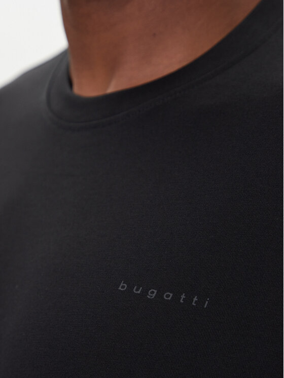 Bugatti Bugatti Longsleeve 8330-85044D Μαύρο Regular Fit
