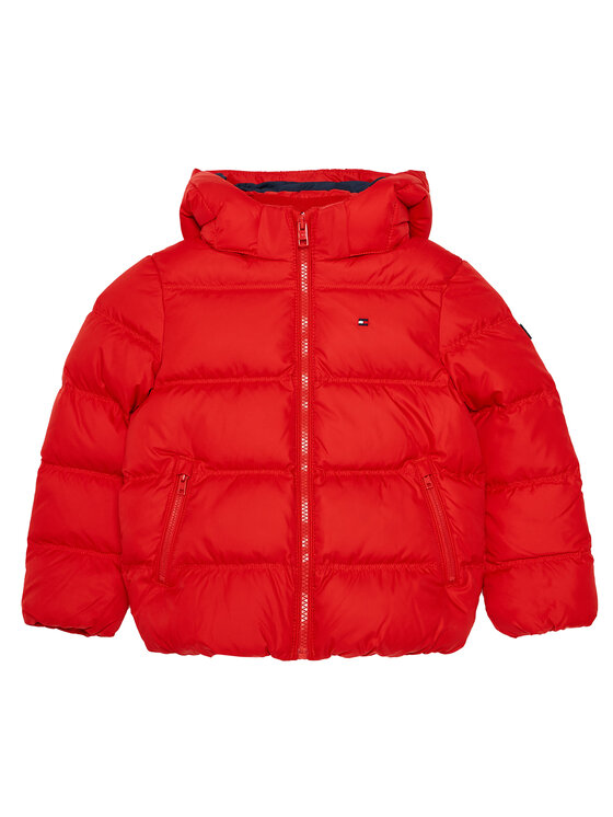 Tommy Hilfiger Pūkinė striukė Essential KB0KB05879 M Raudona Regular Fit •  Modivo.lt