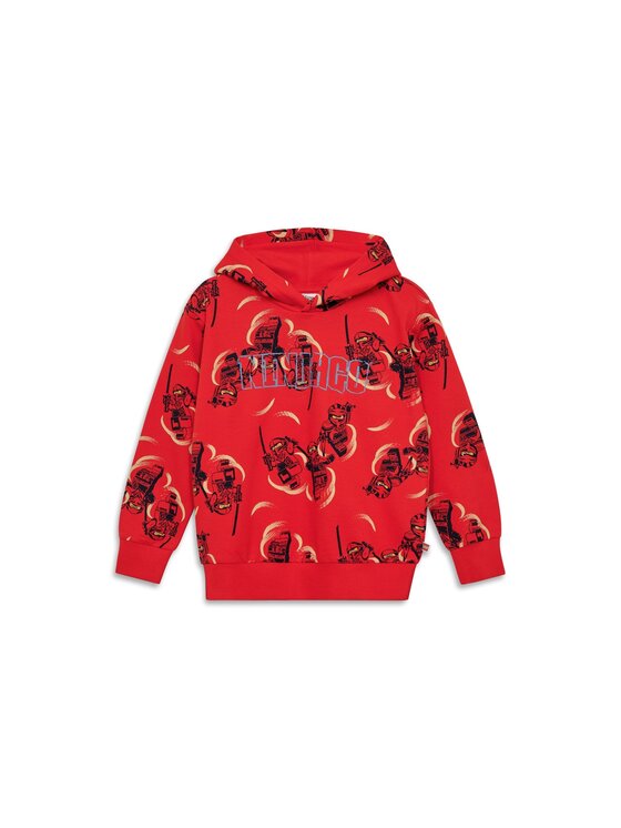 LEGO LEGO Bluza 11011349/349 Czerwony Regular Fit