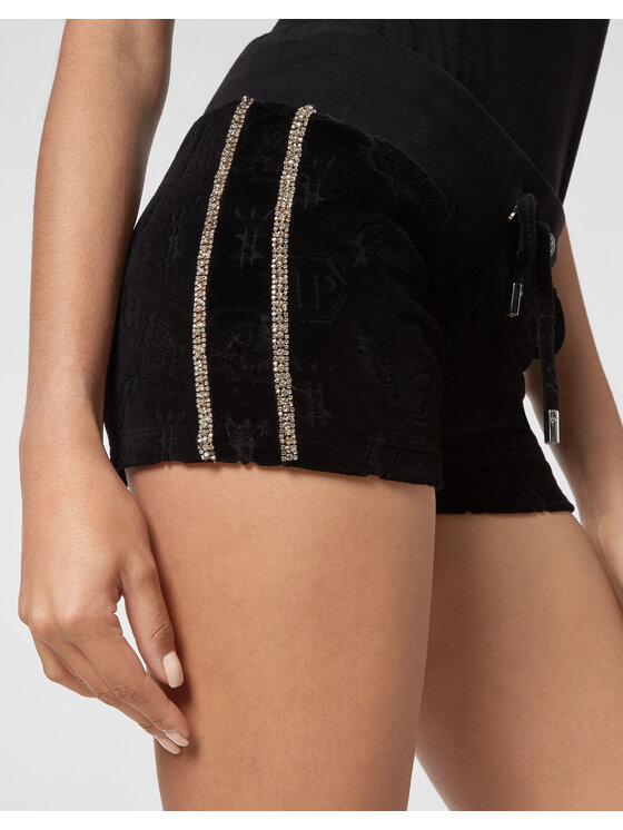 PHILIPP PLEIN PHILIPP PLEIN Szorty sportowe 30234 Czarny