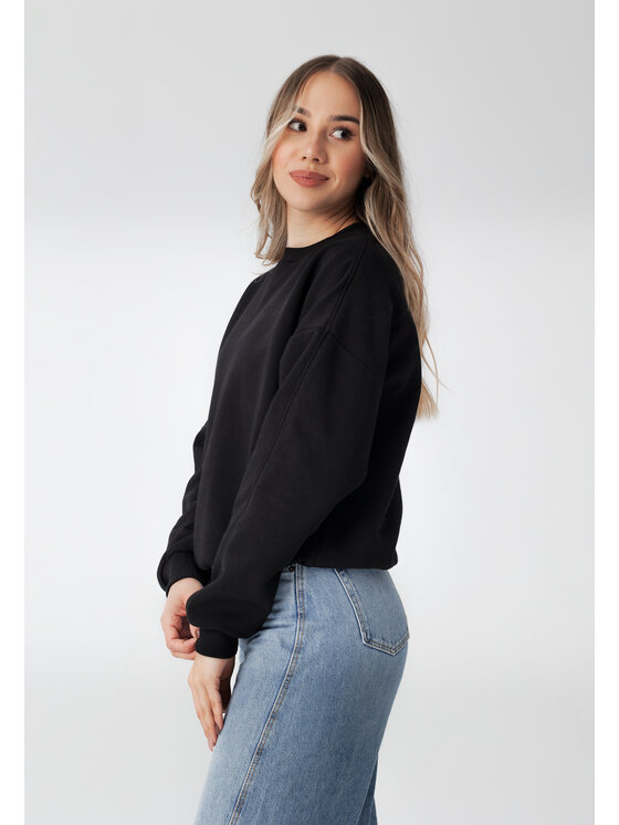 LAURELLA LAURELLA Mikina 1TU003 Černá Regular Fit