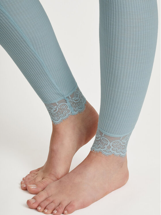 Calida Calida Legginsy 27952 Niebieski Slim Fit
